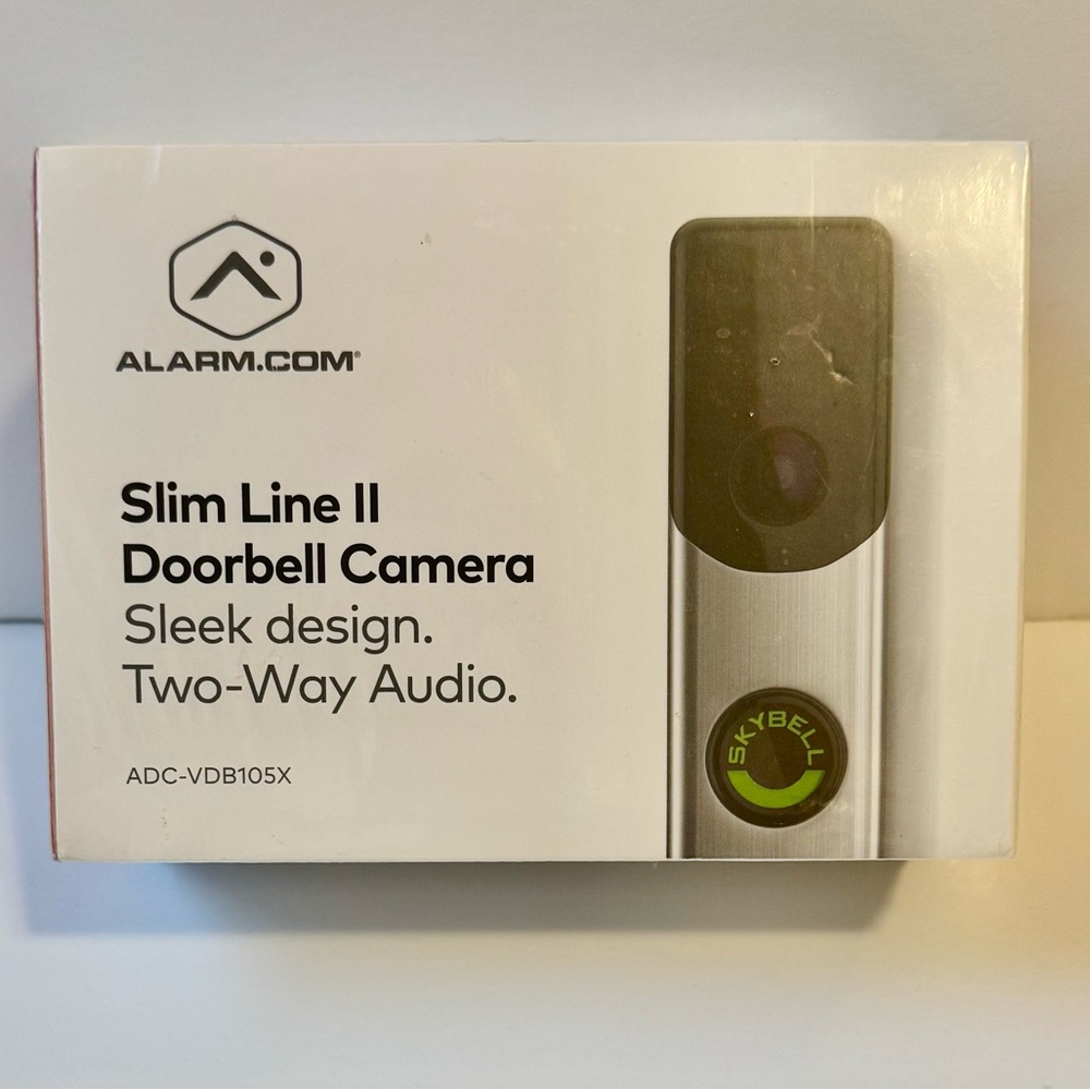Slim Line II Doorbell Camera - Silver